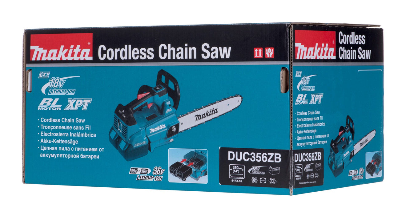 Makita DUC356ZB chainsaw Black, Blue