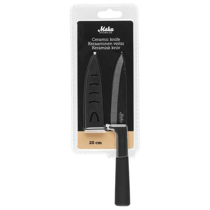 CERAMIC KNIFE + PROTECTOR 20 CM MAKU