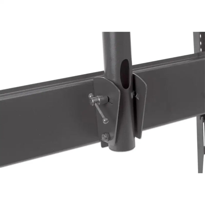 Manhattan TV & Monitor Mount Ceiling 1 screen Screen Sizes: 37-75’’ Height: 105-156 cm Black VESA 200x200 to 800x400mm