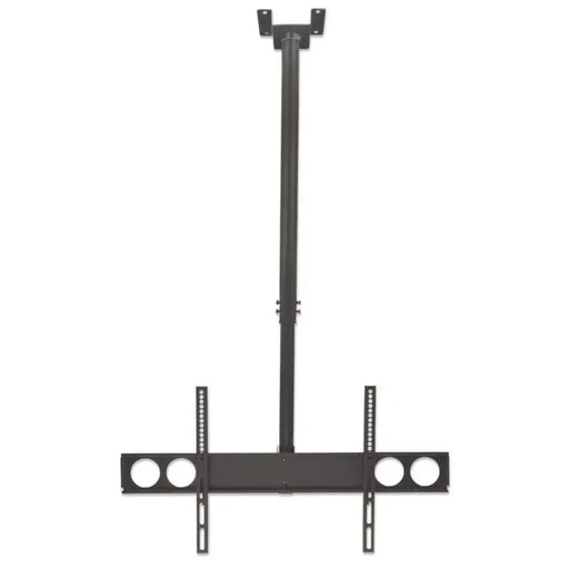 Manhattan TV & Monitor Mount Ceiling 1 screen Screen Sizes: 37-75’’ Height: 105-156 cm Black VESA 200x200 to 800x400mm