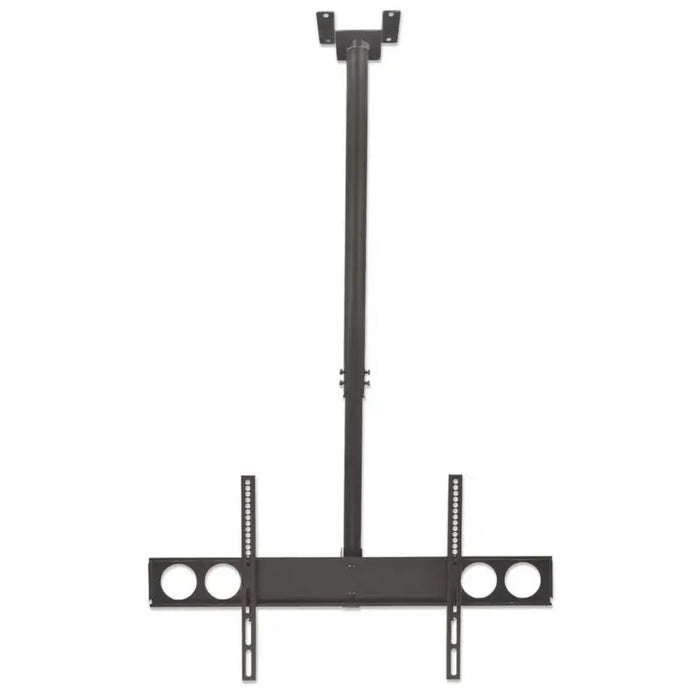 Manhattan TV & Monitor Mount Ceiling 1 screen Screen Sizes: 37-75’’ Height: 105-156 cm Black VESA 200x200 to 800x400mm