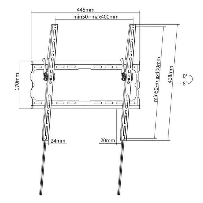 Manhattan TV Stand 461863 - ТВ стойки<<<Аксесоари за телевизори<<<ТВ Аудио Gaming<<<ZoraSite