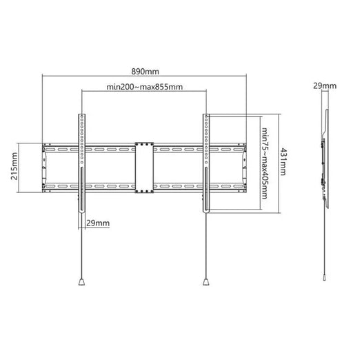 Manhattan TV Stand 461948 - ТВ стойки<<<Аксесоари за телевизори<<<ТВ Аудио Gaming<<<ZoraSite