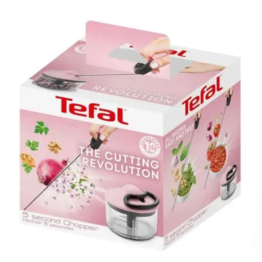 Manual chopper TEFAL 5 second K1330755 - Домакински съдове<<<Уреди за кухня<<<Малки електроуреди<<<TechnoMix&&&Последни