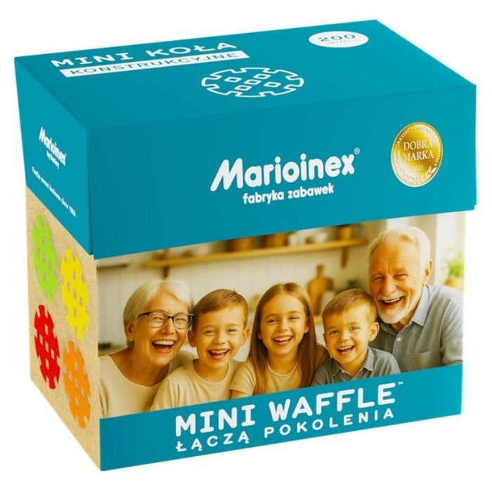 MARIOINEX Mini Waffle Building Blocks Set, 200 pieces