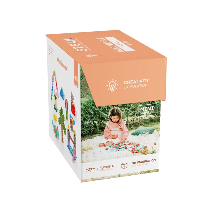 MARIOINEX Mini Waffle Pastel Building Blocks, 300 pieces