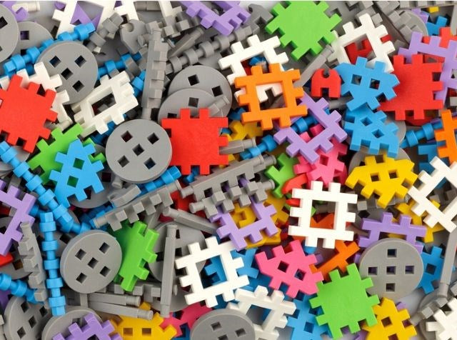 MARIOINEX Mini Waffle Building Blocks Constructor, 500 pieces