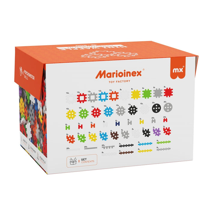 MARIOINEX Mini Waffle Building Blocks Constructor, 500 pieces