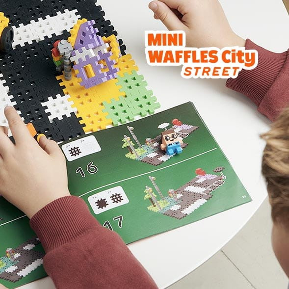 Marioinex Mini Waffle Building Blocks – City: Street, 280 pieces