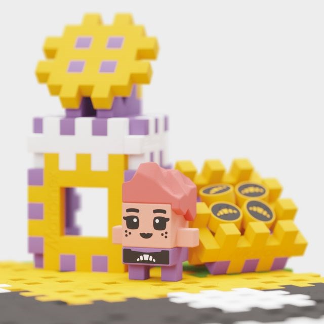 Marioinex Mini Waffle Building Blocks – City: Street, 280 pieces