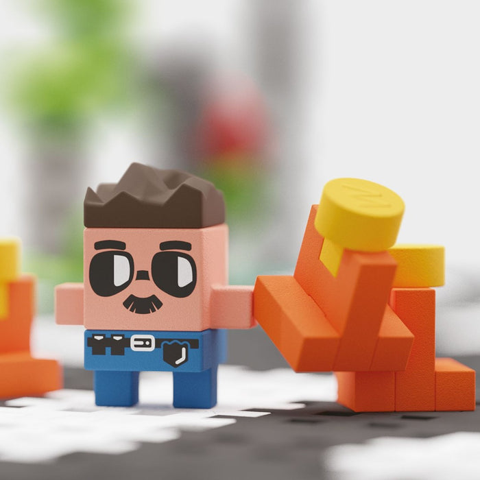 Marioinex Mini Waffle Building Blocks – City: Street, 280 pieces