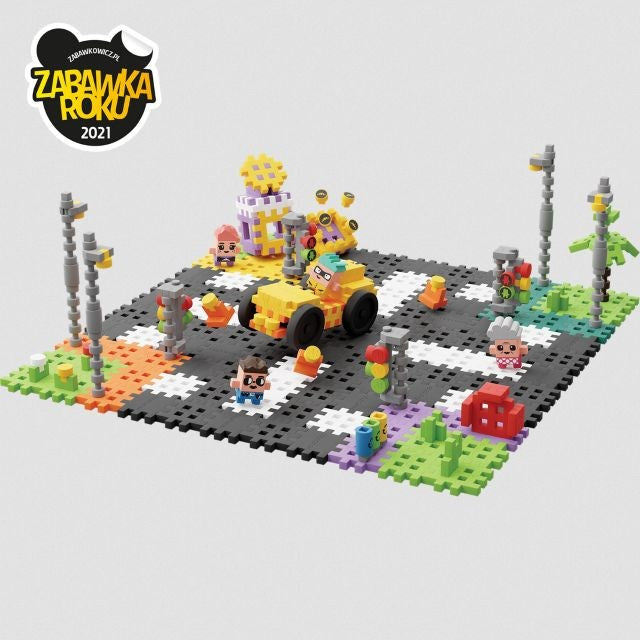 Marioinex Mini Waffle Building Blocks – City: Street, 280 pieces