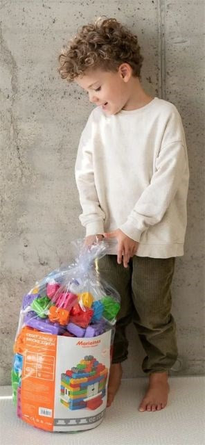 Marioinex ‘Junior Bricks’ building blocks, 110 pieces