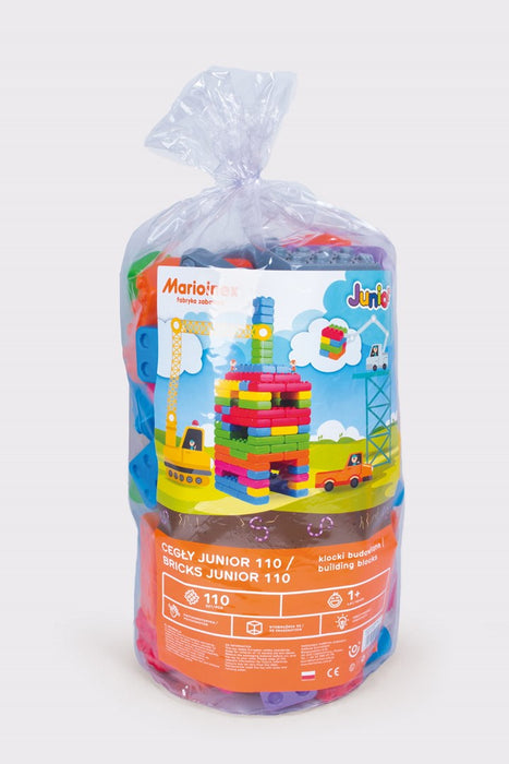 Marioinex ‘Junior Bricks’ building blocks, 110 pieces