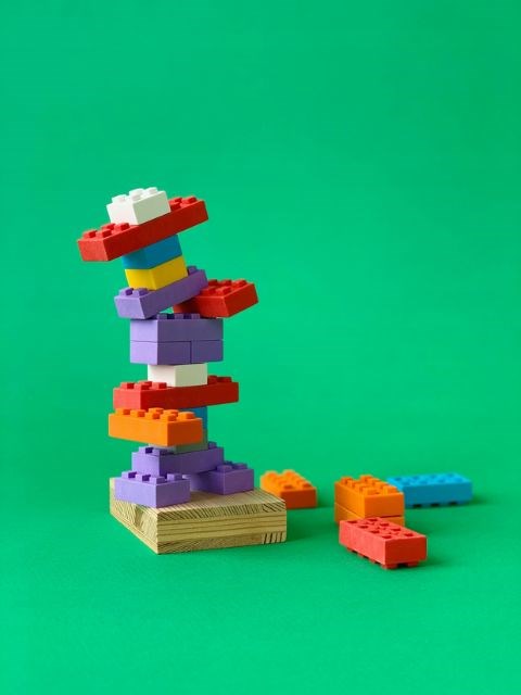 Marioinex Mini Waffle Building Blocks Classic, 350 pieces