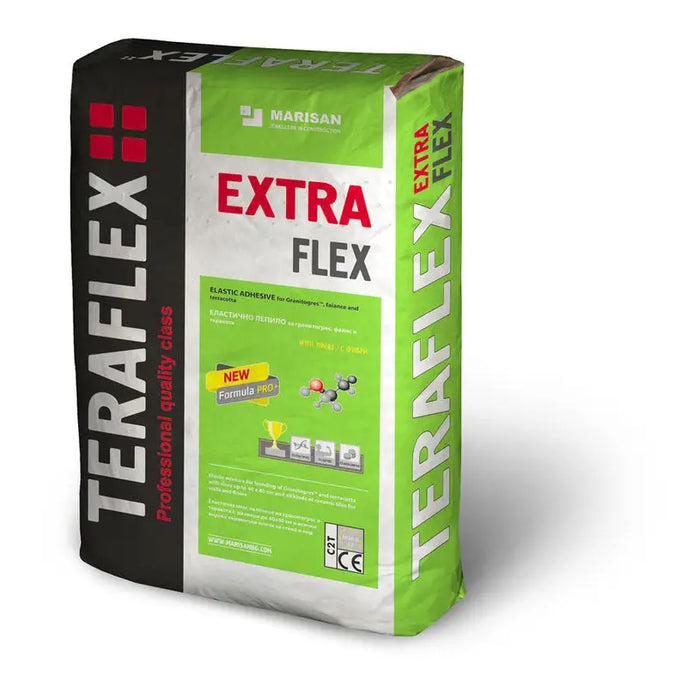 MARISAN EXTRA FLEX TILE ADHESIVE WITH FIBERS GRAY - Лепила за плочки<<<Сухи строителни смеси<<<Строителни