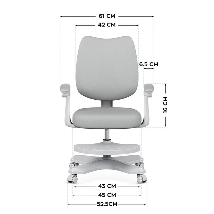 Junior 4.6 Grey swivel chair
