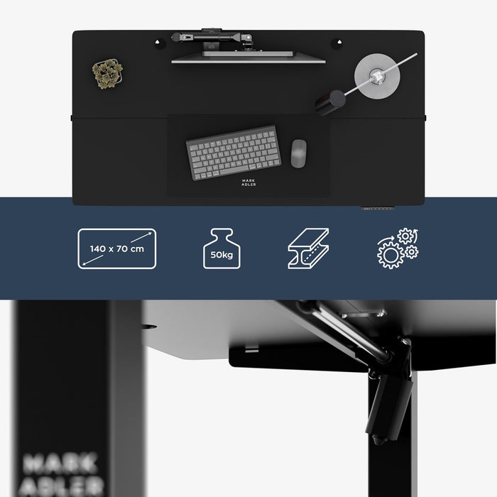 Electric desk Leader 7.3 Black