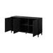 MARMO 3D chest of drawers 150x45x80.5 cm matte black/marble black - Chests of drawers made of furniture