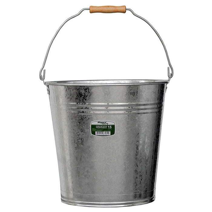 MAROSA BUCKET GALVANIZED 15L MAROSA - Строителни кофи и кошове<<<Строителни колички и кофи<<<Строителни