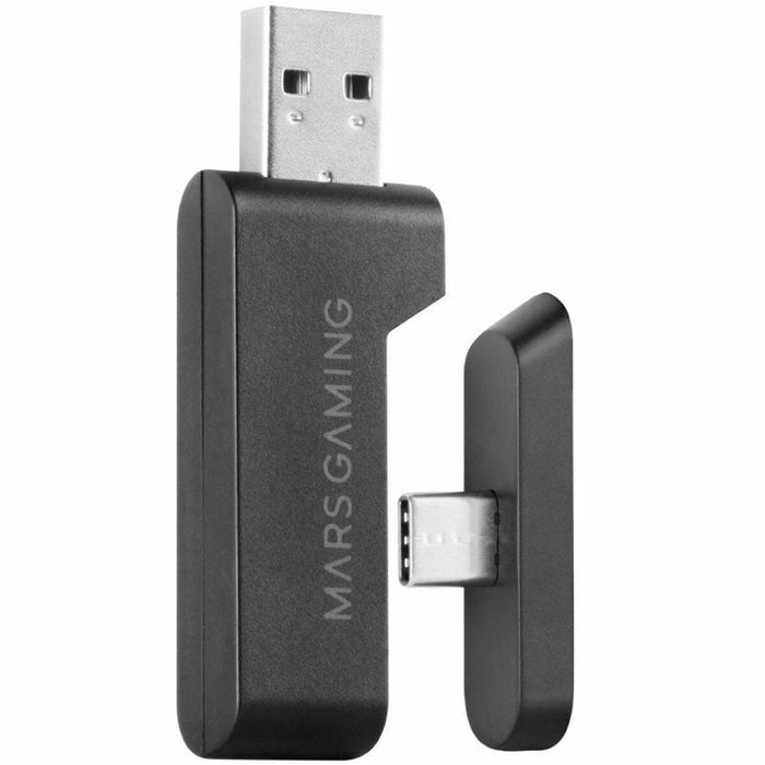 Gaming Headset with Microphone Mars Gaming MHWPRO Black