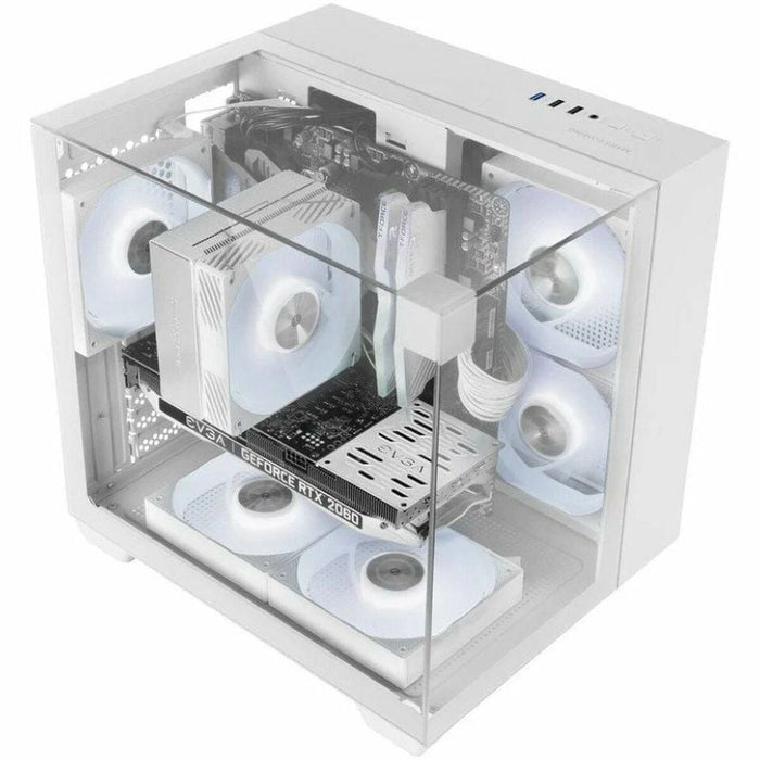 ATX Semi-tower Box Mars Gaming MCVISIONMW White