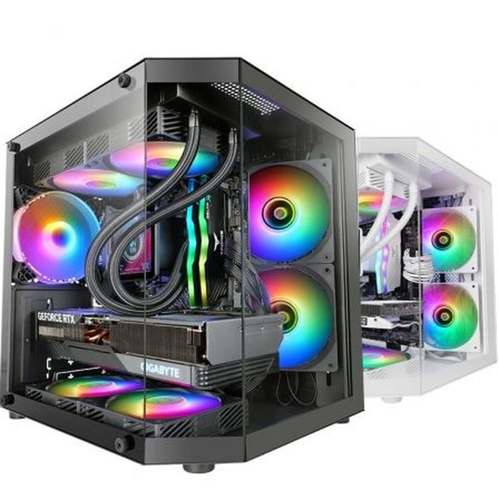 ATX Semi-tower Box Mars Gaming MC3TLITE Black