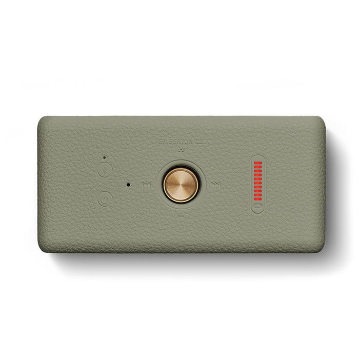Bluetooth speaker MARSHALL EMBERTON III SAGE 20 W, BLUETOOTH, BATTERY UP TO 32 HOURS, GREEN