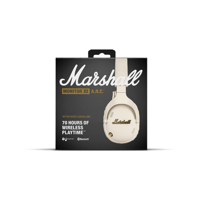 Stereo headphones MARSHALL MONITOR III ANC CREAM