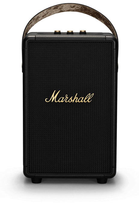 Bluetooth speaker MARSHALL TUFTON BLACK & BRASS 40 W, BLUETOOTH, BATTERY UP TO 20 HOURS, BLACK