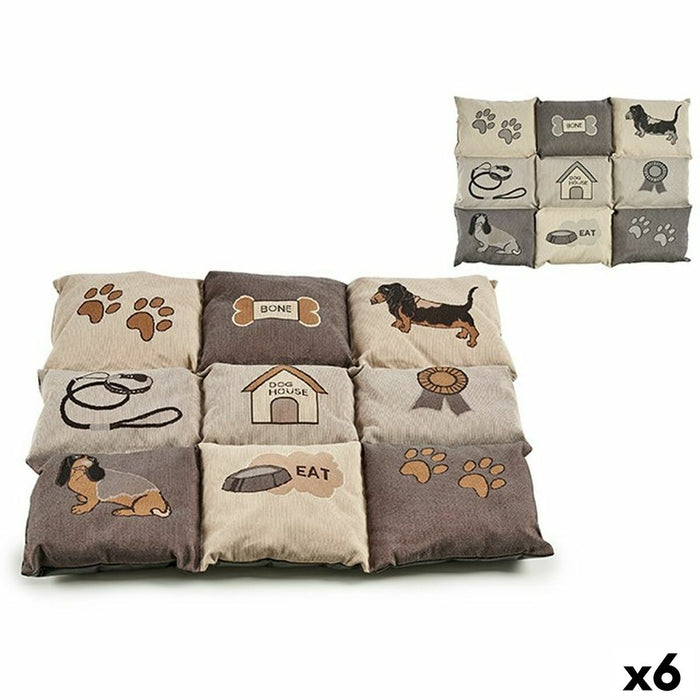 Cushion Mascow 56 x 7,5 x 80 cm Pets (6 Units)