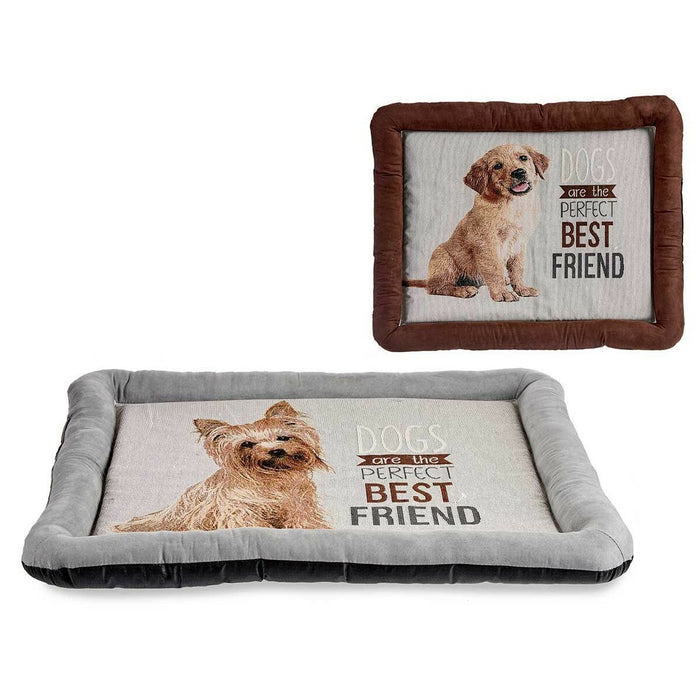 Pet bed Mascow 60 x 6 x 74 cm Dog (6 Units)