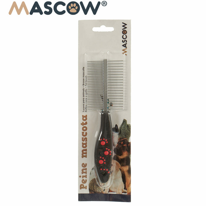 Hairstyle Mascow Black Red Green Polyester Steel 4 x 20,5 x 1,5 cm 12 Units