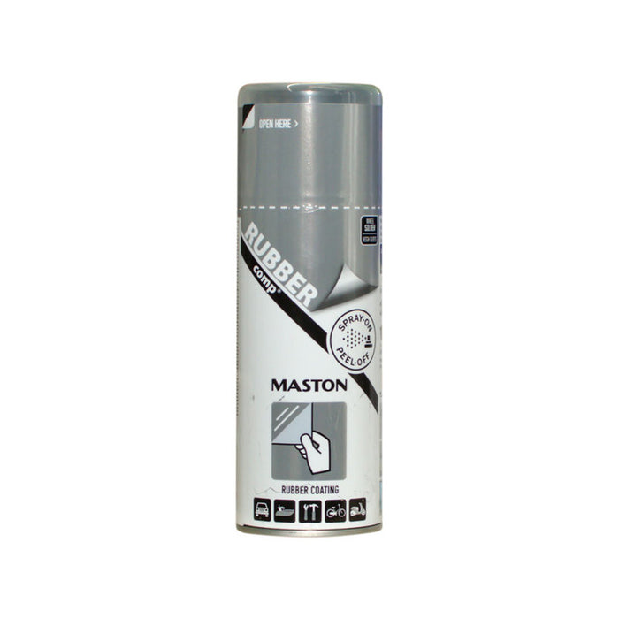 SPRAY RUBBER COATING 400 ML SILVER GLOSS MASTON