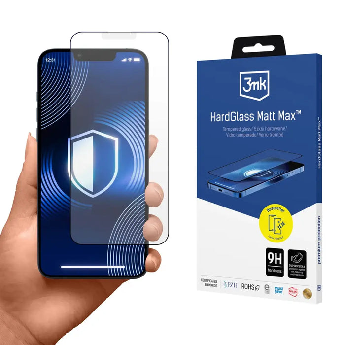 Matte tempered glass 3mk HardGlass Matt Max for Apple iPhone 13 Pro Max/14 Plus - Cell phone tempered glass<<<HurtelXML