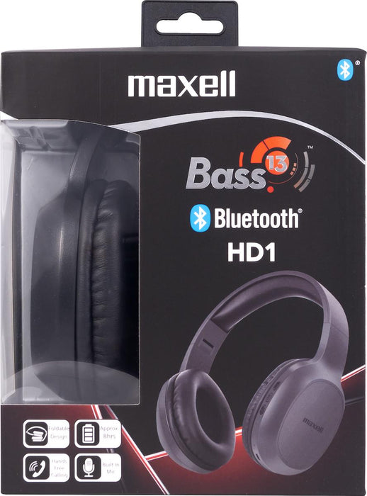Bluetooth headphones MAXELL BASS 13 B13-HD1, Black