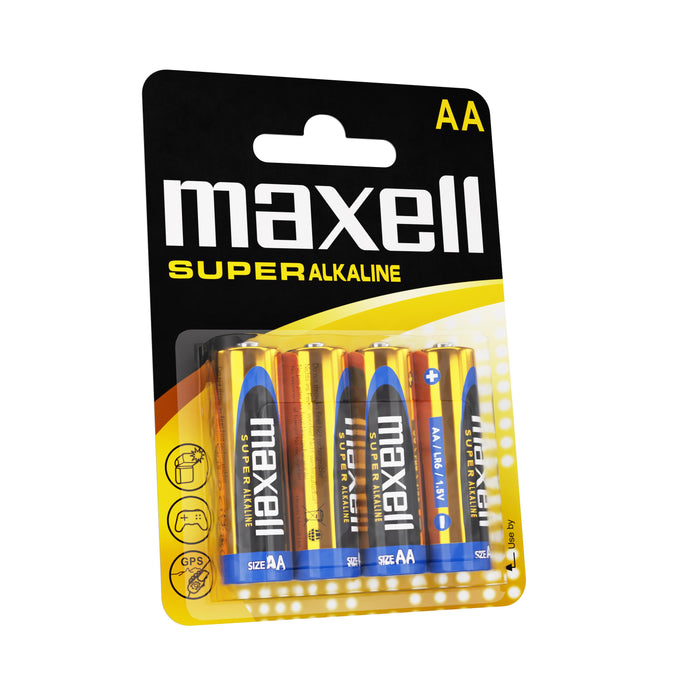 Superalkaline batteries MAXELL LR6 XL /4 pcs. in blister/ 1.5V