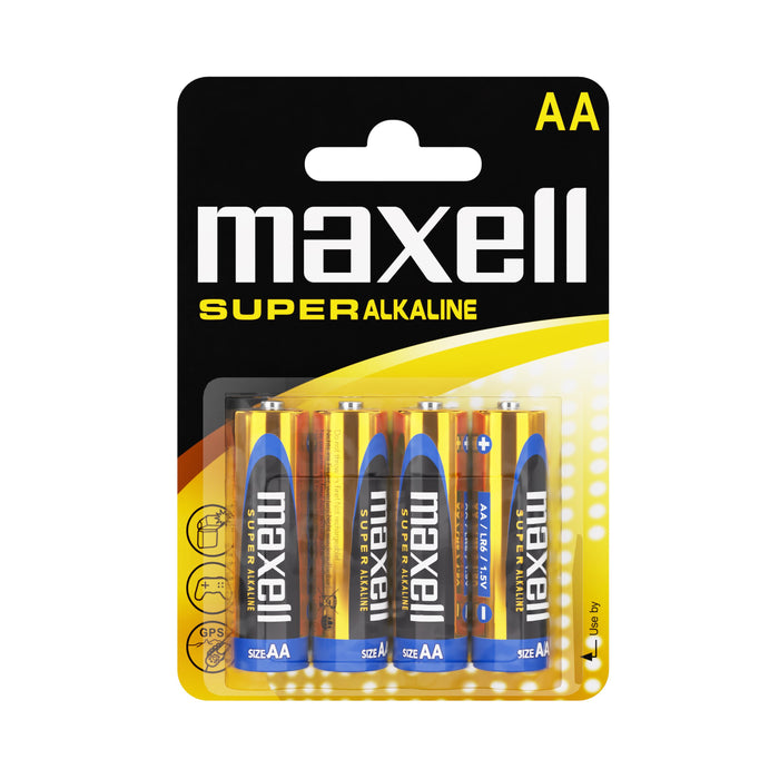 Superalkaline batteries MAXELL LR6 XL /4 pcs. in blister/ 1.5V
