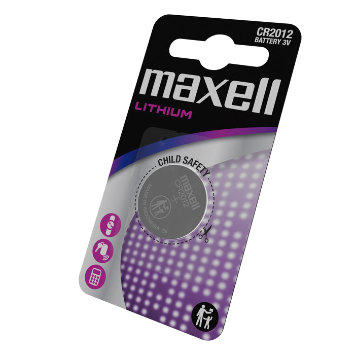 Lithium button battery MAXELL CR2012 3 V
