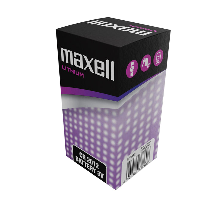 Lithium button battery MAXELL CR2012 3 V