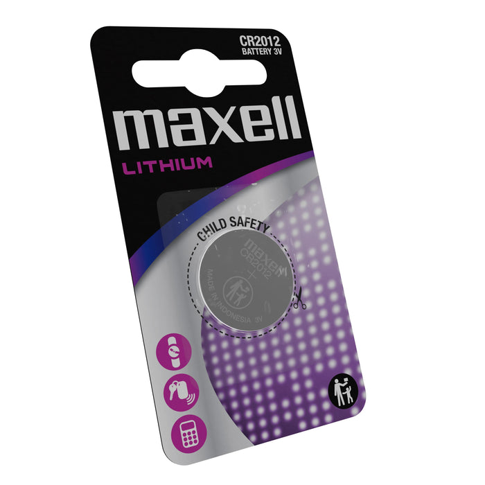 Lithium button battery MAXELL CR2012 3 V