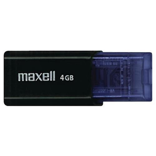 USB flash drive MAXELL FLIX, USB 2.0, 4GB, Black