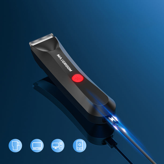 MAXGROOM RFCD-9087 multifunctional trimmer with LED light - black