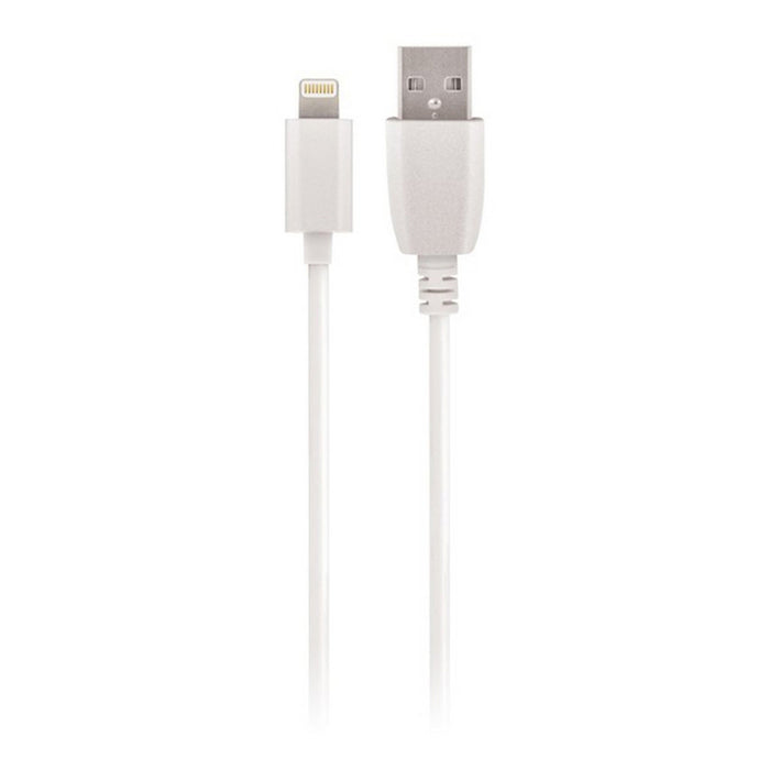 CABLE MAXLIFE USB-LIGHTNING 1M WHITE