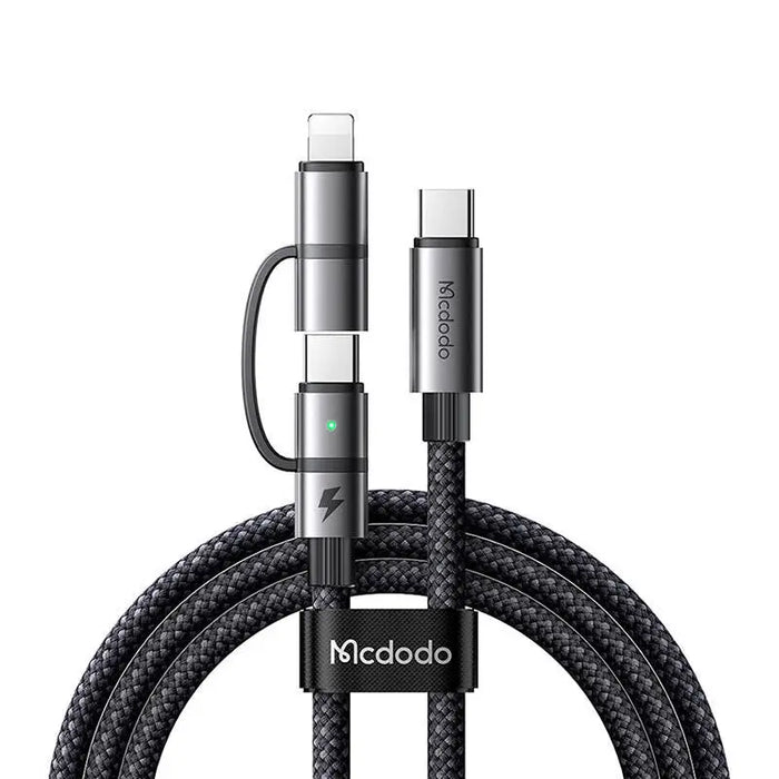Mcdodo 2in1 cable CA-0450 USB-C to USB-C + Lightning 1.2 m - USB-C to Lightning<<<USB cables<<<GSM