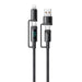 McDodo 4-in-1 USB-C/A to USB-C/Lightning cable CA-1990 1.2m (black) - Adapters connectors and converters<<<IT