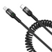 Mcdodo CA-1960 USB-C to Lightning spring cable 36W 1.8m (black) - USB-C to Lightning<<<USB cables<<<GSM