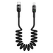 Mcdodo CA-1960 USB-C to Lightning spring cable 36W 1.8m (black) - USB-C to Lightning<<<USB cables<<<GSM