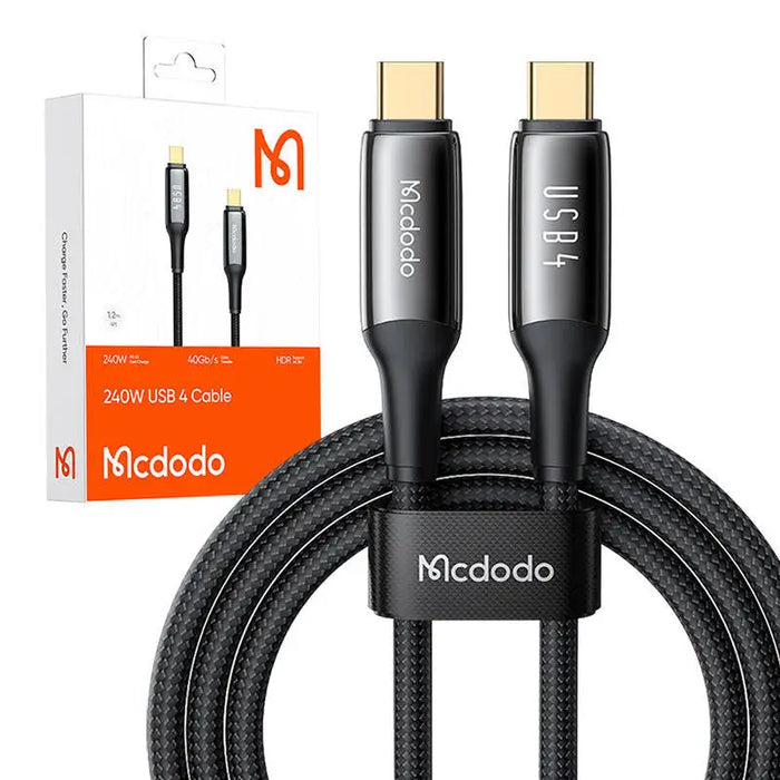 Mcdodo CA-2990 USB-C to USB-C cable PD 140W 1.2m (black) - USB-C to USB-C<<<USB cables<<<GSM Accessories<<<InnproXML