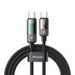 Mcdodo CA-3610 USB-C to USB-C cable auto power off PD 100W 1.2m (black) - USB-C to USB-C<<<USB cables<<<GSM